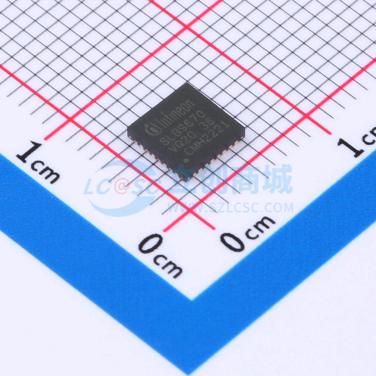 安全验证/加密芯片 SLB 9670VQ2.0 FW7.85 VQFN-32-EP(5x5) 原装