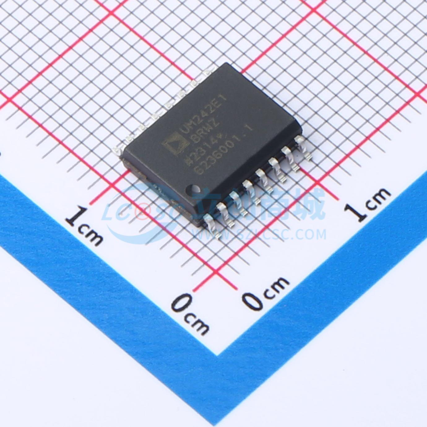 数字隔离器 ADUM242E1BRWZ SOIC-16-7.4mm 原装 电子元器件配单