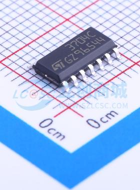 比较器 TS3704CDT SOIC-14 原装正品 电子元器件配单
