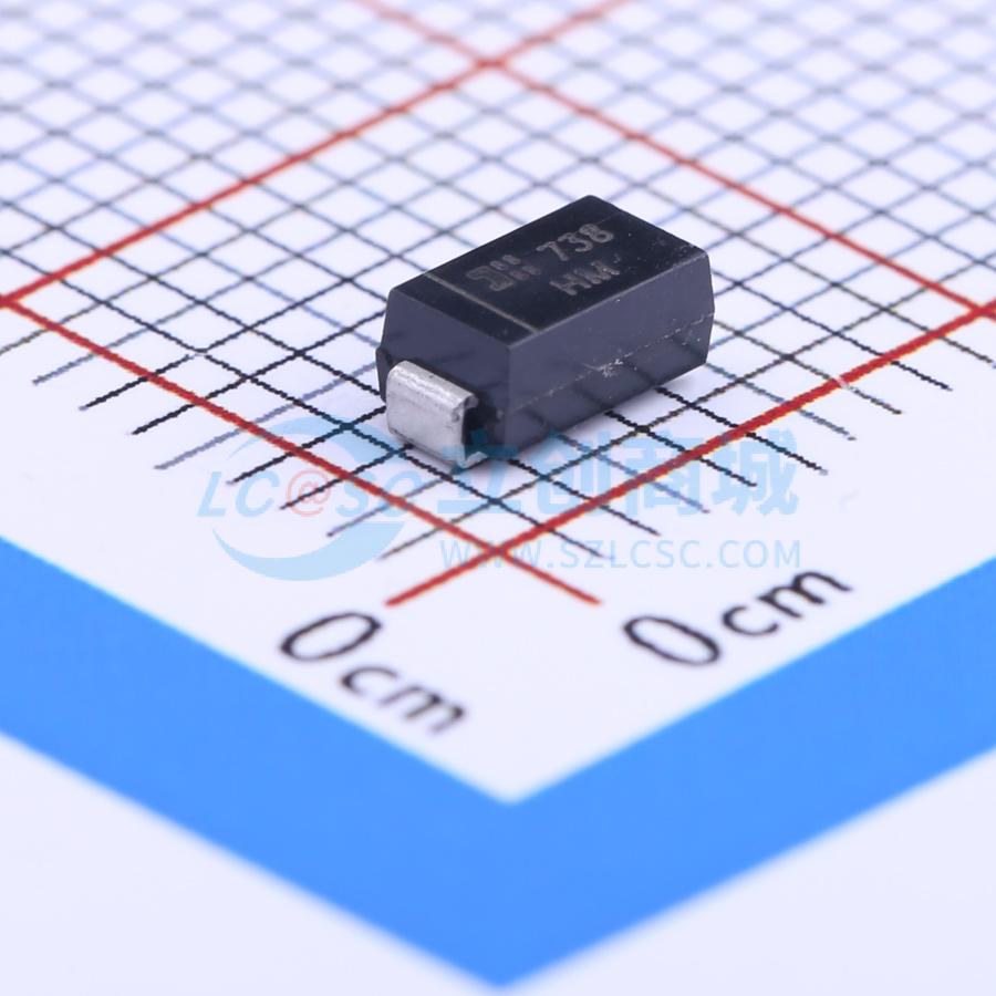 TVS/ESD管 SMAJ7.0A-13-F SMA(DO-214AC) 7V 33.3A 美台