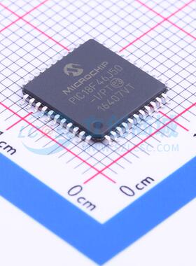 单片机(MCU/MPU/SOC) PIC18F46J50-I/PT TQFP-44(10x10) 原装正品