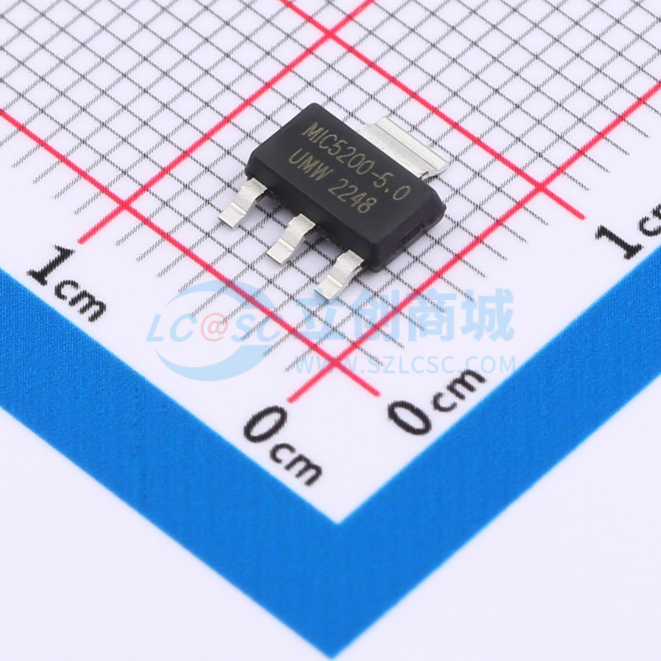 线性稳压器(LDO) MIC5200-5.0YS(UMW) SOT-223 电子元器件配单