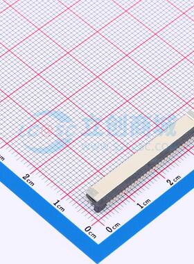 连接器 FPC-1.0AX-30PWCR-H25 SMD,P=1mm,卧贴 抽屉式 30P 下接
