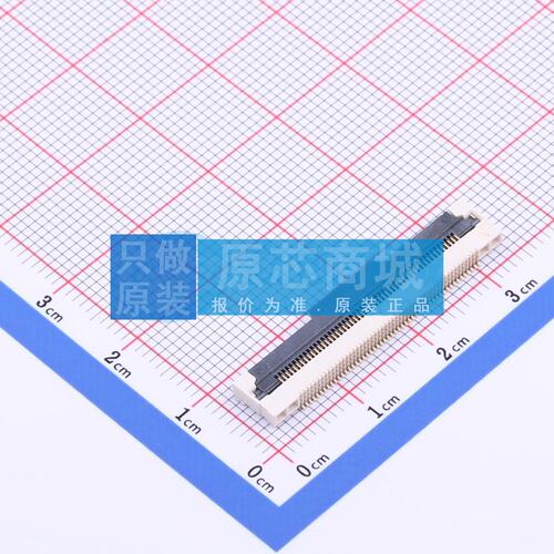 连接器 THD0527A-51CL-GF SMD,P=0.5mm,卧贴 翻盖式 51P 下接