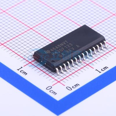 单片机(MCU/MPU/SOC) MSP430F123IDWR SOIC-28-300mil 电子元器件