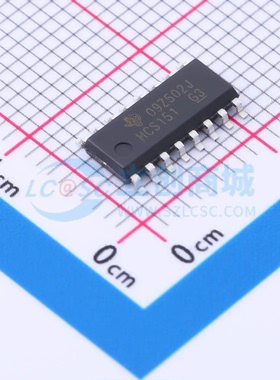 信号开关/编解码器/多路复用器 SN74HCS151DR SOIC-16 原装正品