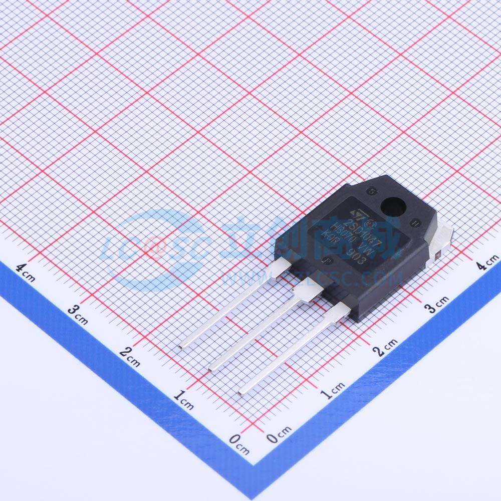 三极管(BJT) 2SD1047 TO-3P-3 12A 140V ST(意法半导体) 原装正品