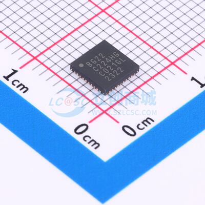 无线收发芯片 EFR32BG22C224F512GM40-C QFN-40-EP(5x5) 原装正品