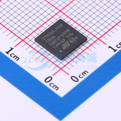 单片机(MCU/MPU/SOC) STM32L412CBU6TR QFN-48 电子元器件配单