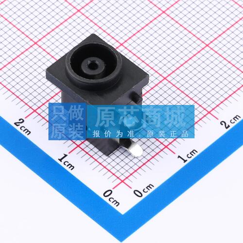 DC电源连接器 DC-038 插件 弯插 1mm 原装正品 电子元器件配单