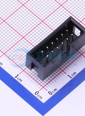 连接器 321012SG0ABK00A04 插件,P=2.54mm 2x6P 简牛座