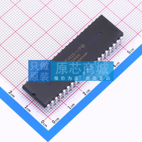 单片机(MCU/MPU/SOC) PIC18F4520-I/P PDIP-40 原装正品