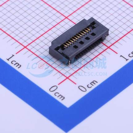 连接器 THD05175-12CL-GF SMD,P=0.5mm,卧贴 翻盖式 12P 下接