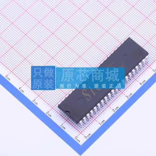 单片机(MCU/MPU/SOC) STC89C58RD+40I-PDIP40 DIP-40 电子元器件