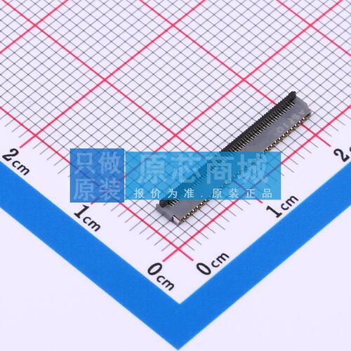 连接器 FH35C-61S-0.3SHW(50) SMD,P=0.3mm,卧贴 翻盖式 61P 双侧