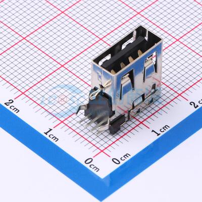 USB连接器 USB-ZD-109DIP 插件 侧插 原装正品 电子元器件配单