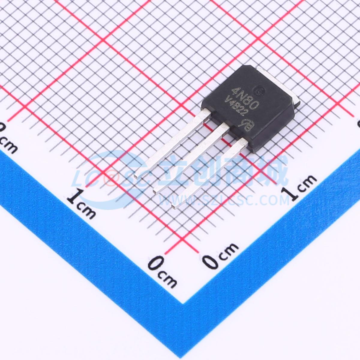 场效应管MOS SiHU4N80E-VB TO-251 800V 5A VBsemi微碧