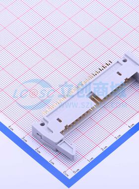 连接器 Z-230010840209 插件,P=2.54mm 2x20P 牛角扣