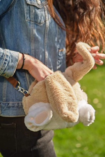 Costa兔年毛绒包包兔兔扭扭包帆布包双肩包斜挎包现货带包装