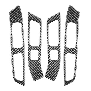 饰贴配件 件碳纤维内饰升窗按键面板装 适用于沃尔沃S60 V60改装