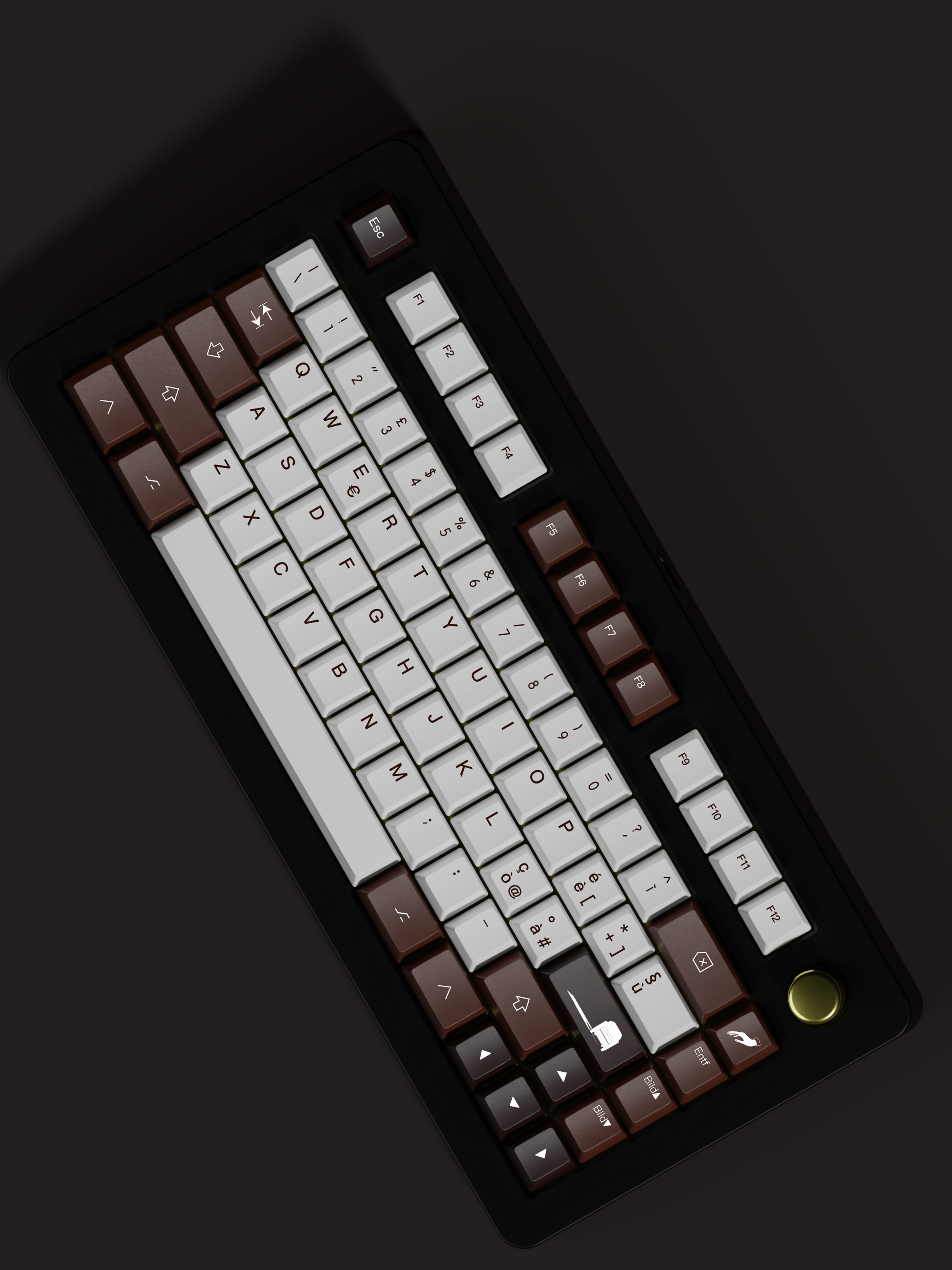 CUSTOMIZED KEYBOARD PBT SUBLIMATION ORIGINAL HEIGHT KEYCAP SPLIT SPACE - GODFATHER
