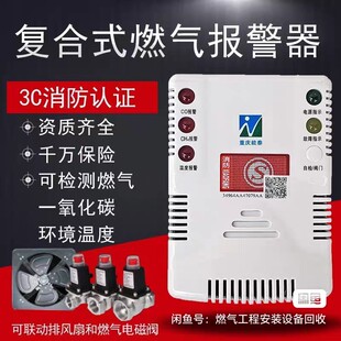 能泰燃气报警器家用厨房防泄露天然气煤气液化气可燃气体检测新款