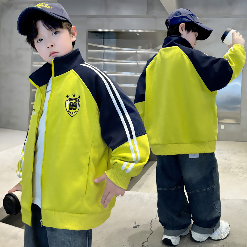 马骑顿童装小贝潮品吾名堂官方旗舰店青蛙王子男童秋季外套痞帅风