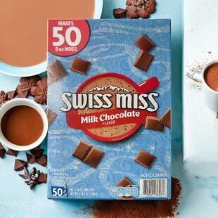 miss热牛奶可可粉瑞士小姐巧克力粉coco粉速溶冲饮 美国进口swiss