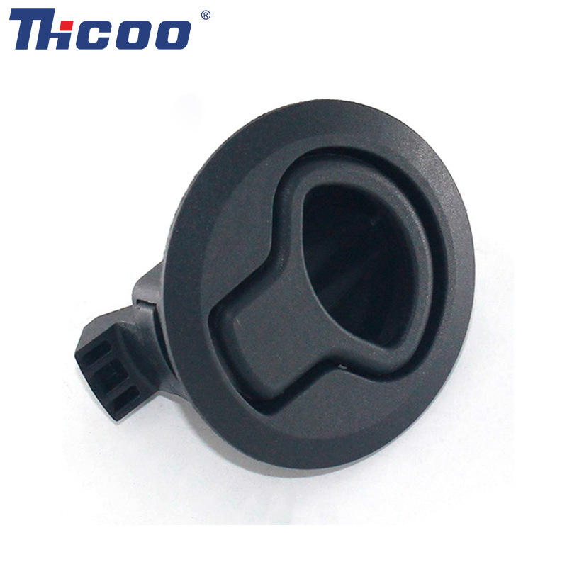 斯科埋入式圆形塑料拉手拉动式平面按房车工具箱环门锁A7846-2070
