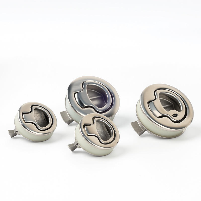 MS739-2-3不锈钢内嵌式拉手面板锁 配电箱电柜开关控制柜门拉手锁