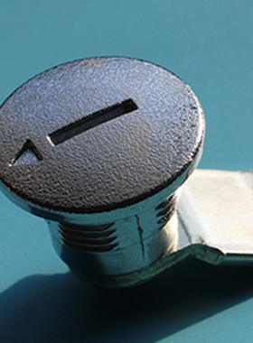 厂家直销MS705-3C锌合金一字转舌锁 机箱机柜锁电柜向锁