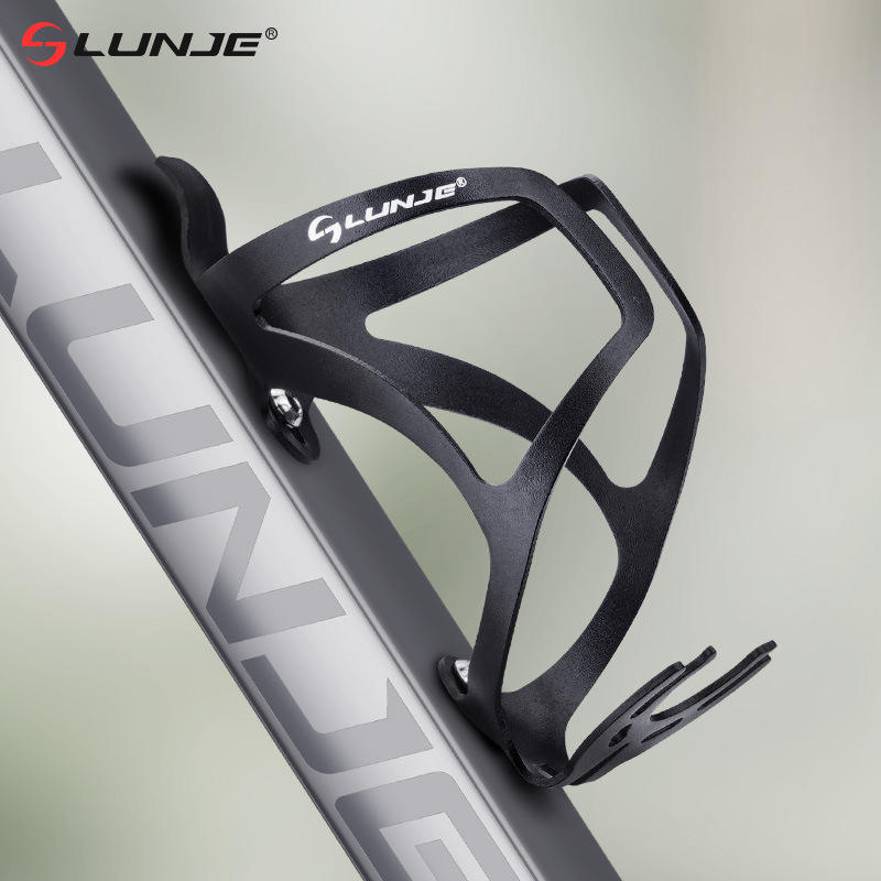 LUNJE公路车水壶架山地自行车铝合金一体成型水杯架单车骑行装备