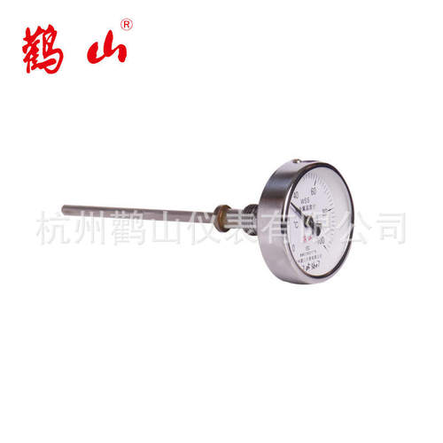 双金属温度计 工业温度计 WSS301 铝壳温度计 WSS-301