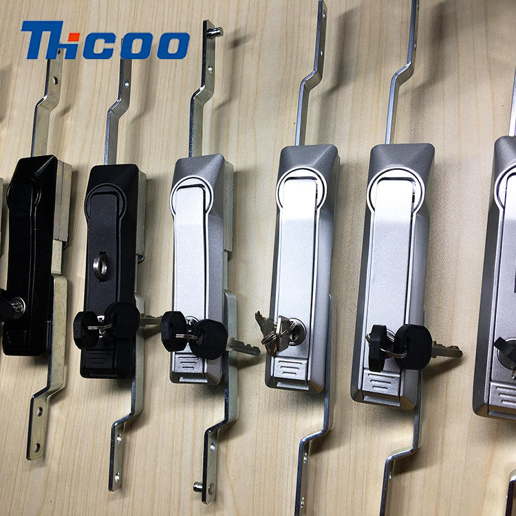 斯科 MS828配电箱机柜门锁  带挂天地连杆锁电气柜 充电桩锁A8102