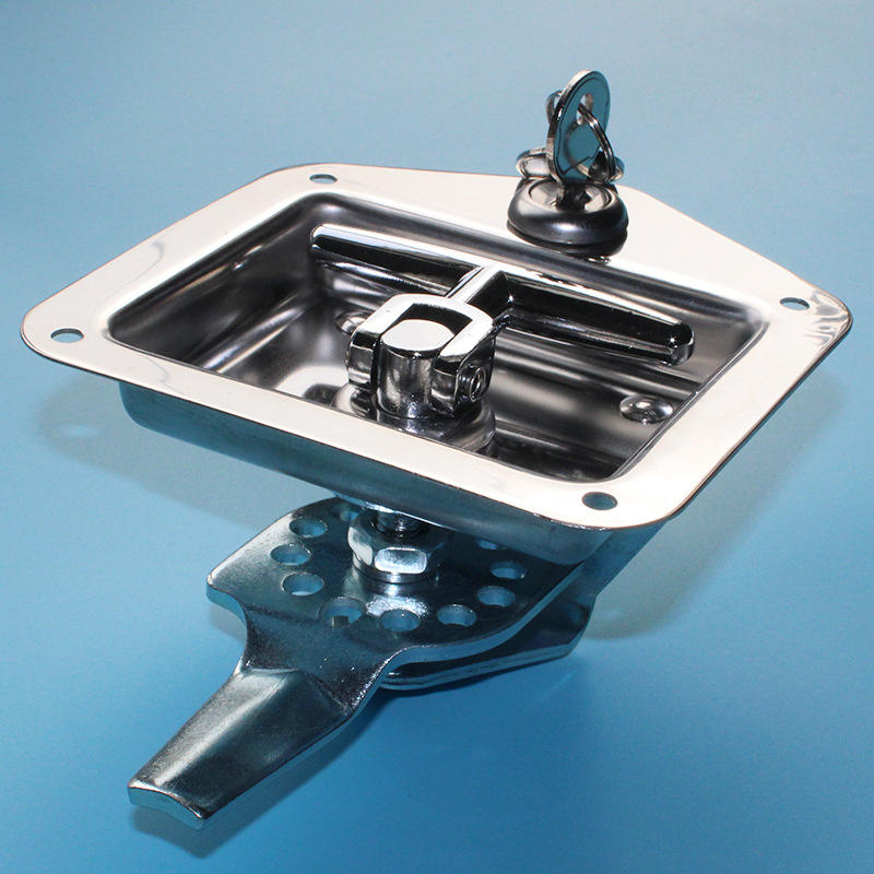 厂家直销MS858不锈钢面板锁 T型房车车厢工业配电箱锁 现货