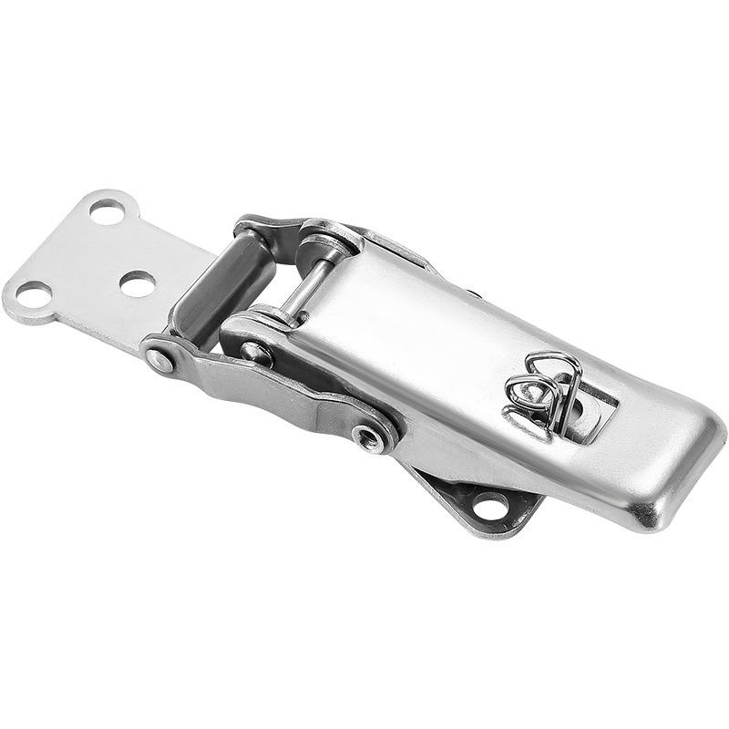 304不锈钢门窗搭扣家具户外机箱可不锈钢抛光表面门锁鸭嘴扣锁扣