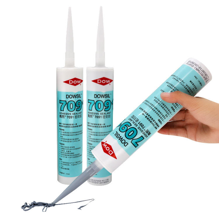脱醇型耐高温RTV电子产品粘接绝缘防水胶 陶熙道康宁7091密封硅胶