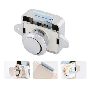 轮船锁 lock 游艇锁 吊柜锁 房车抽屉柜门锁 无钥匙按压锁