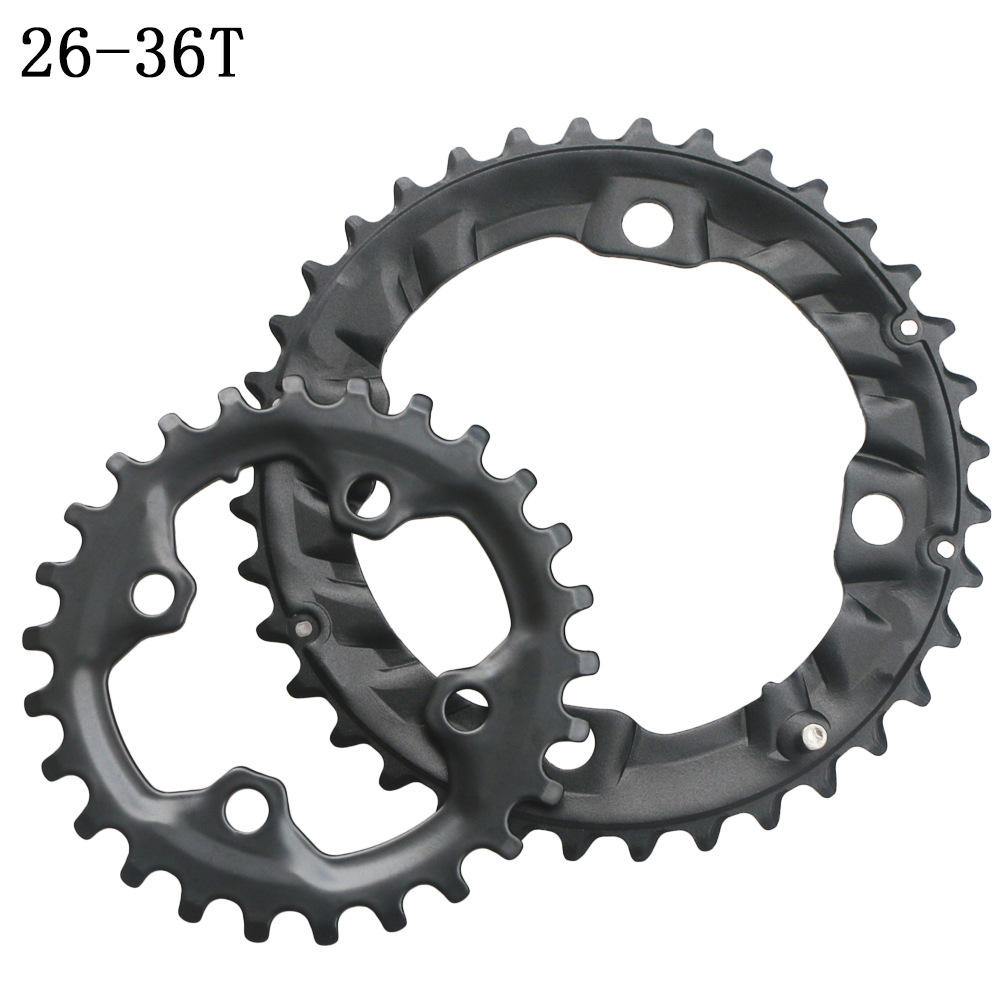 自行车牙盘修补件 山地车齿盘 26/36T盘片28/38t钢盘圆盘