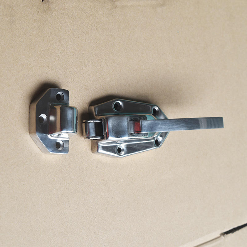 开合灵活全实心结构厚实安全商业厨具食品机械304不锈钢门锁把手