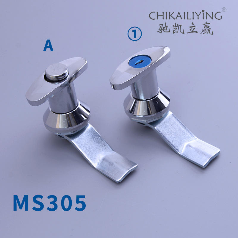 MS305-1-A配电箱开关柜门锁 电箱电柜锁五金工业设备锁具短把手锁