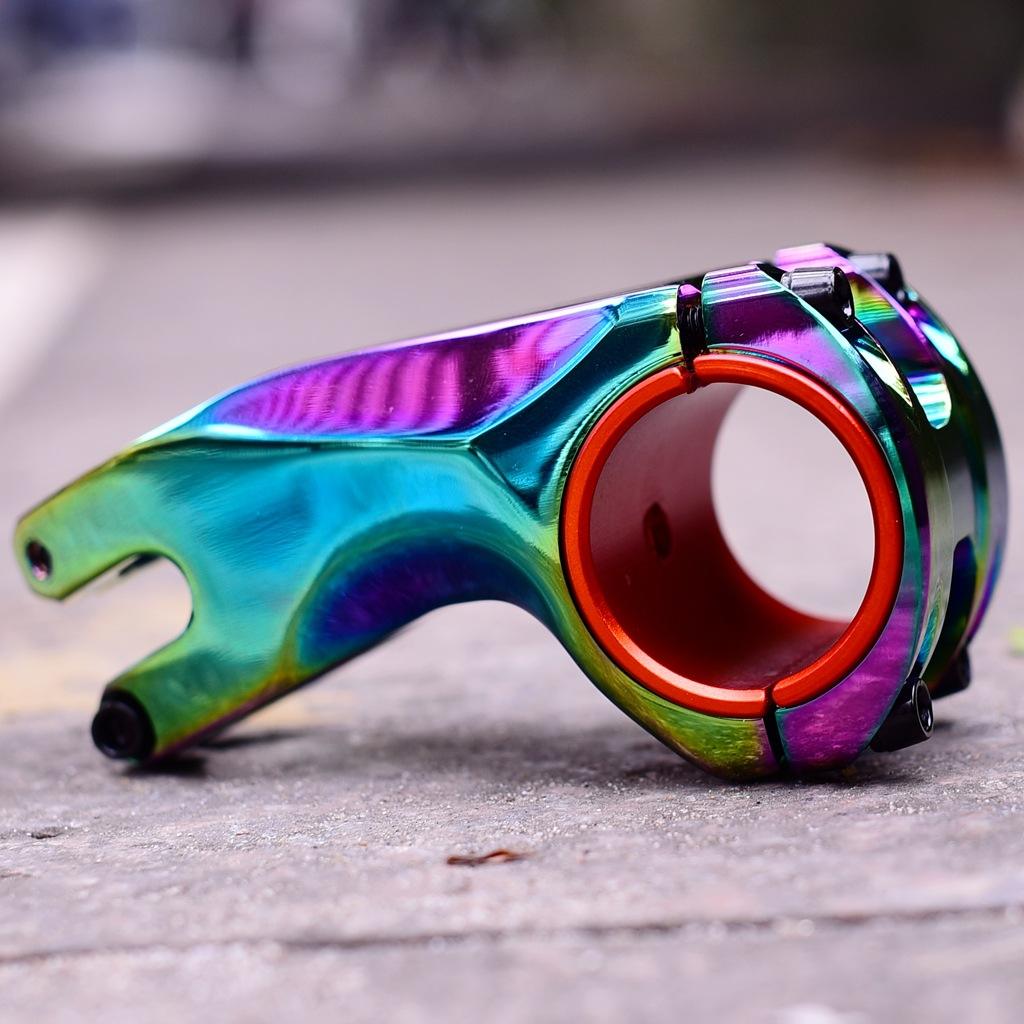 HONSUN超轻立管 负-17度70MM把立 大轮径XC 35/31.8MM自行车配件