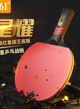 361乒乓球拍碳底正面反胶拍