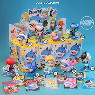 正版HotToys漫威争峰COSBI盲盒迷你人偶潮玩桌面摆件手办公仔礼物