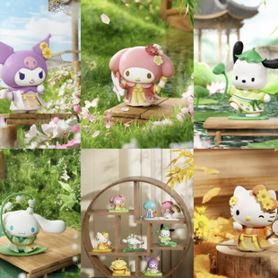 正版 三丽鸥四时八节库洛米帕恰狗大耳狗手办摆件礼物盲盒潮玩周边