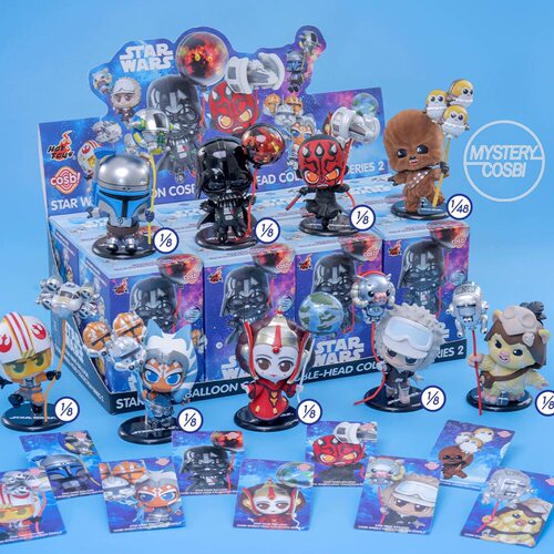 Hot toys星球大战气球系列COSBI盲盒迷你人偶第二弹手办公仔摆件