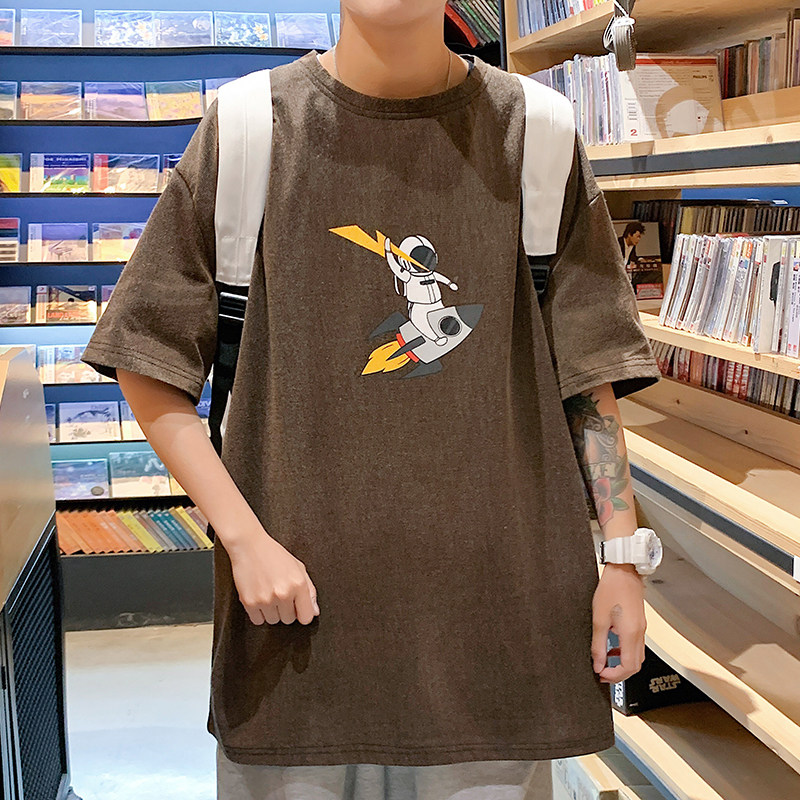 2021年夏季新款宇航员短袖男T恤男潮流短袖A061-T3031aaa,男装T恤,电商A061