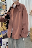 2021新款报纸红色男士大码春款夹克A061-XJ，男装夹克，电商A061