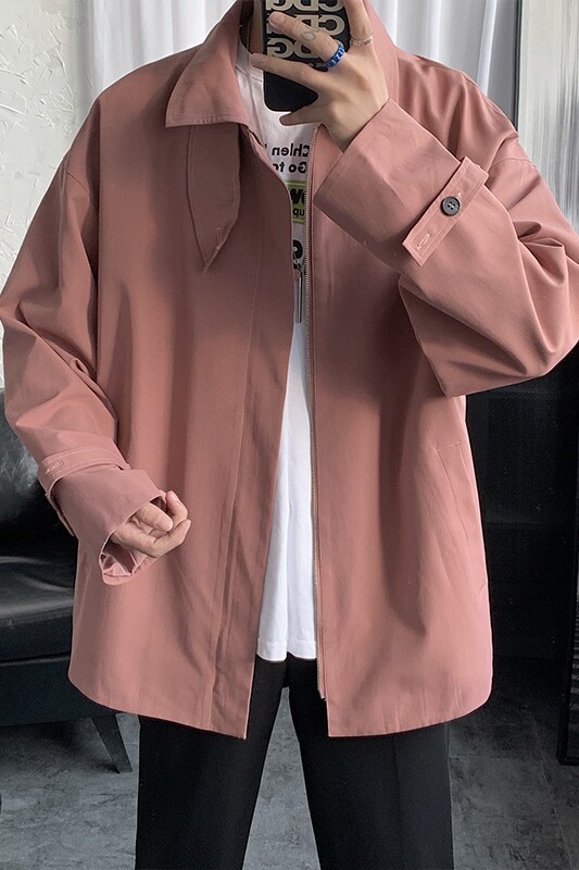 2021新款短句男士大码春款夹克A061-XJaazczc0,男装衬衫,电商A061