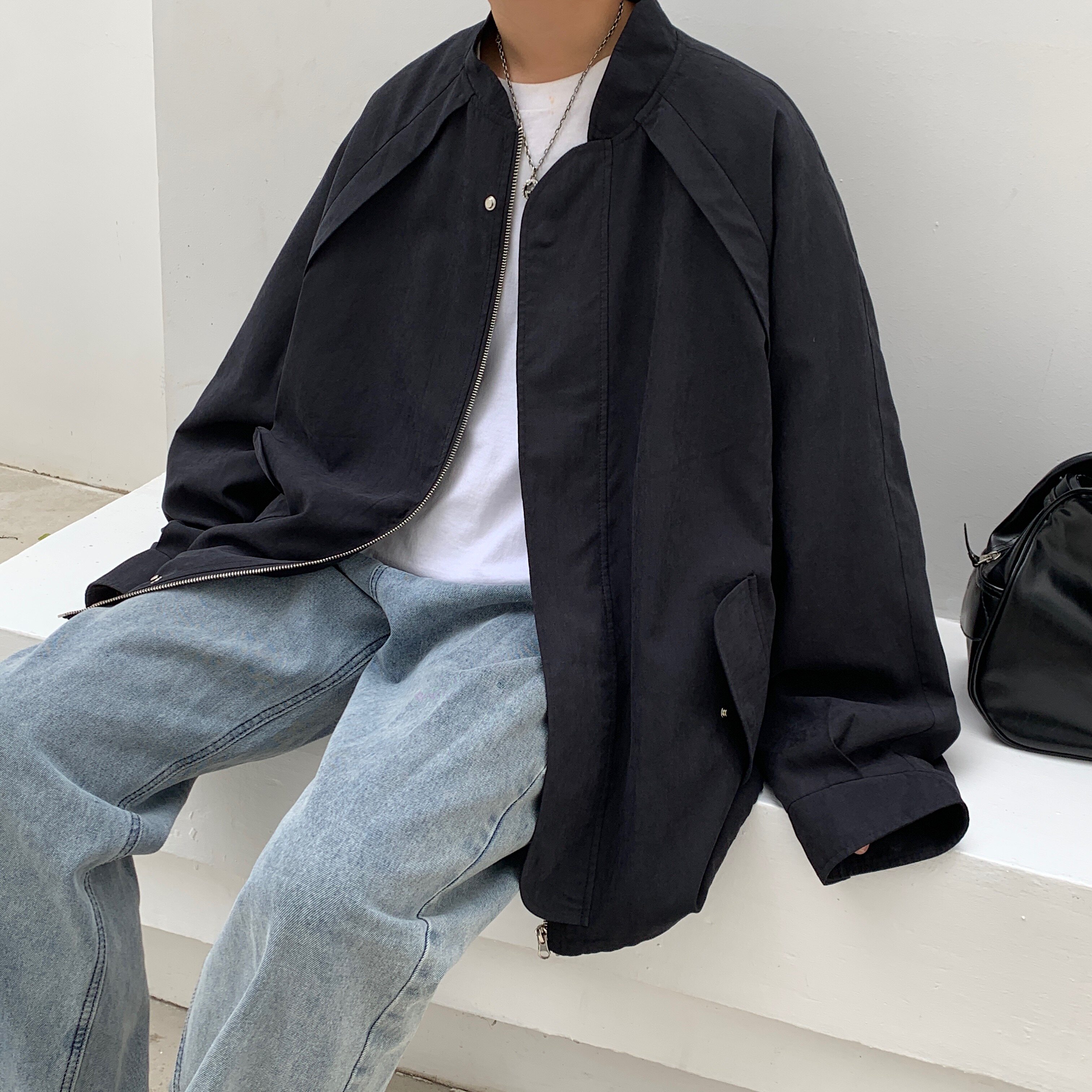2021新款男士大码春款夹克A061-XJ七,男装夹克,电商A061